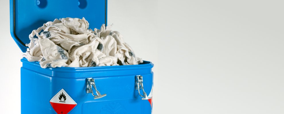 ALTEX-Behälter mit Putztüchern